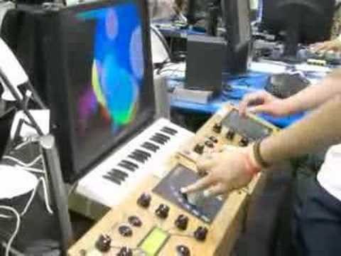 Video preview: I took my Finger Painting with Planets installation to Maker Faire 2008, where a lot more people got to play with it. I…